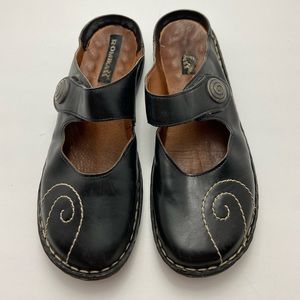 Romika Josef Seibel Size 9 Black with white stitching